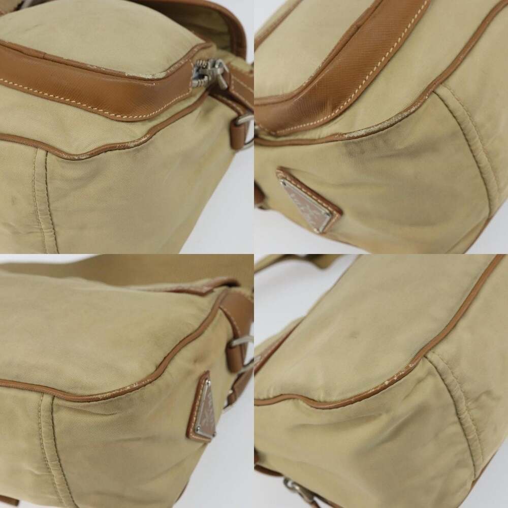 Prada Nylon Shoulder Bag Beige - Picture 11 of 14